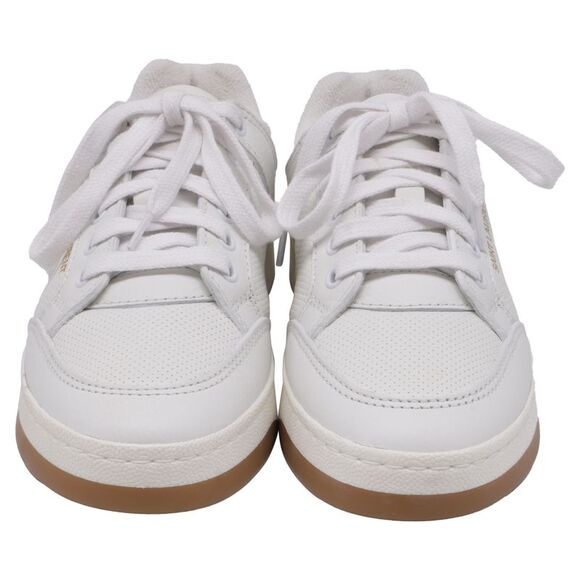 Saint Laurent SL/61 Low-Top Sneakers in White Leather - Picture 3 of 10